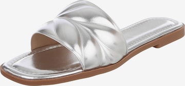 Ital-Design Mules in Silver: front