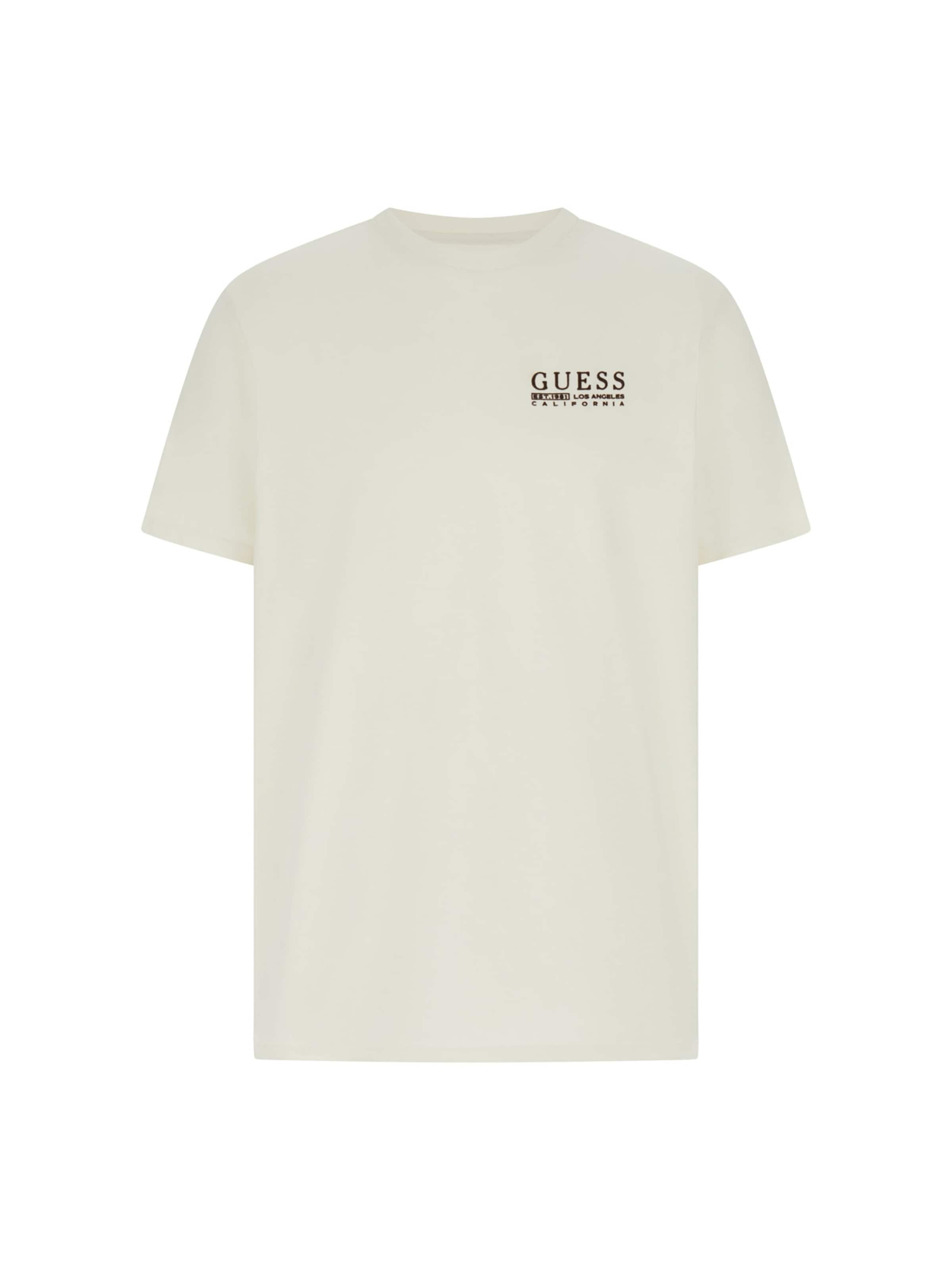 GUESS Shirt 'CALI' in White: front