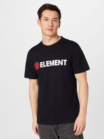 ELEMENT T-shirt 'BLAZIN' i svart: framsida