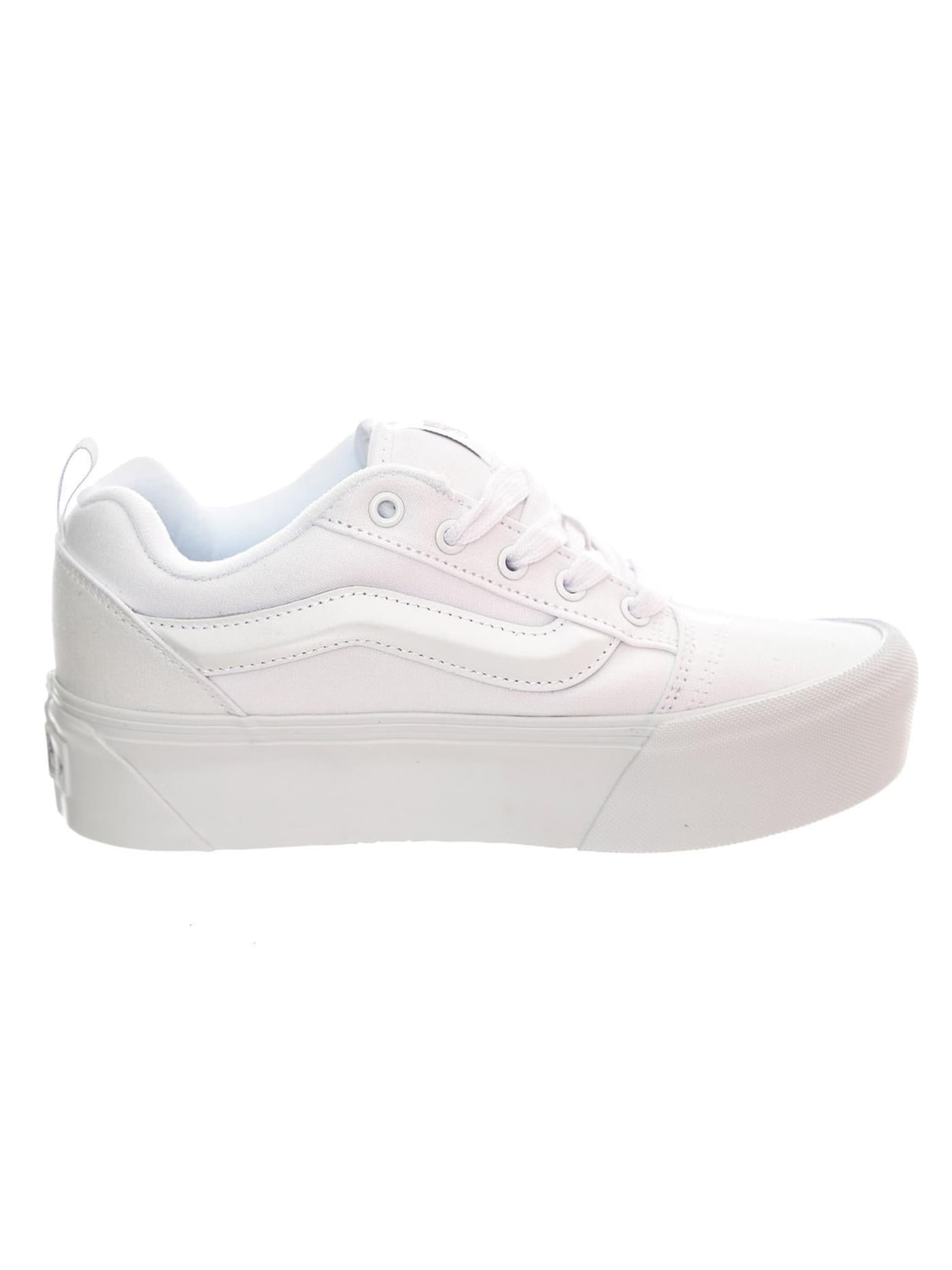VANS Athletic lace-up shoe 'Knu Stack True White' in White