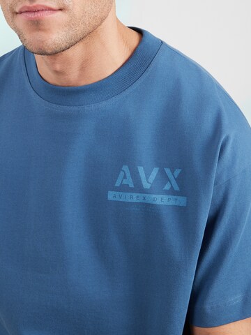 Avirex T-Shirt 'AIRMAN' in Blau