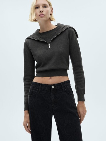 MANGO Wide leg Jeans i svart