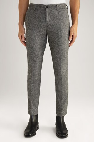 Coupe slim Pantalon 'Hank' JOOP! en gris : devant