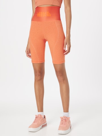 Nike Sportswear Skinny Shorts 'CIRCA' in Orange: predná strana