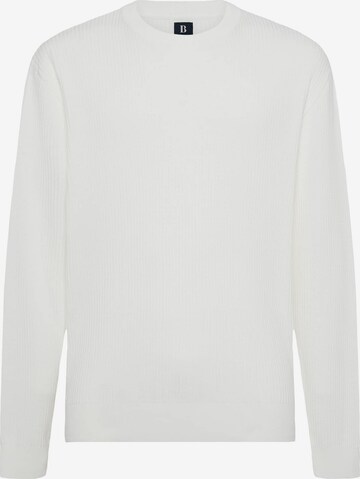 Pullover di Boggi Milano in bianco: frontale