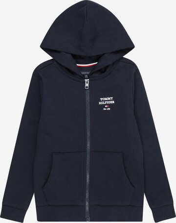 Veste de survêtement TOMMY HILFIGER en bleu : devant