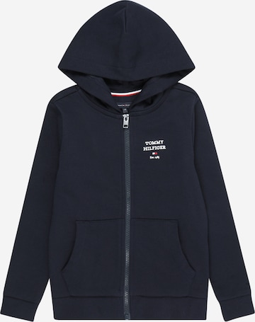 Veste de survêtement TOMMY HILFIGER en bleu : devant