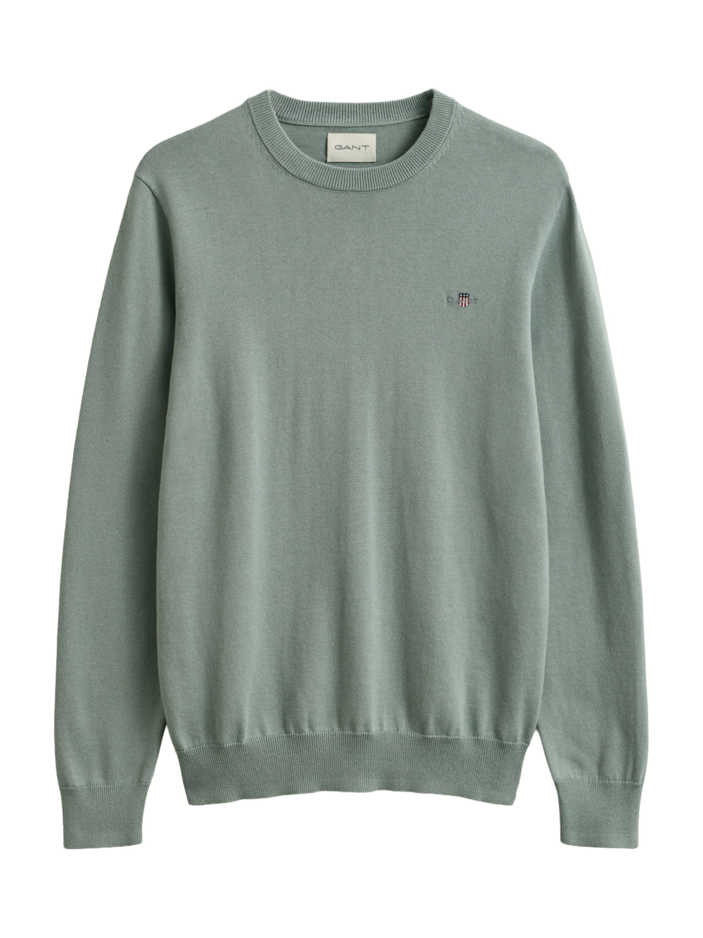 GANT Pullover 'CLASSIC' in Grün: Vorderseite