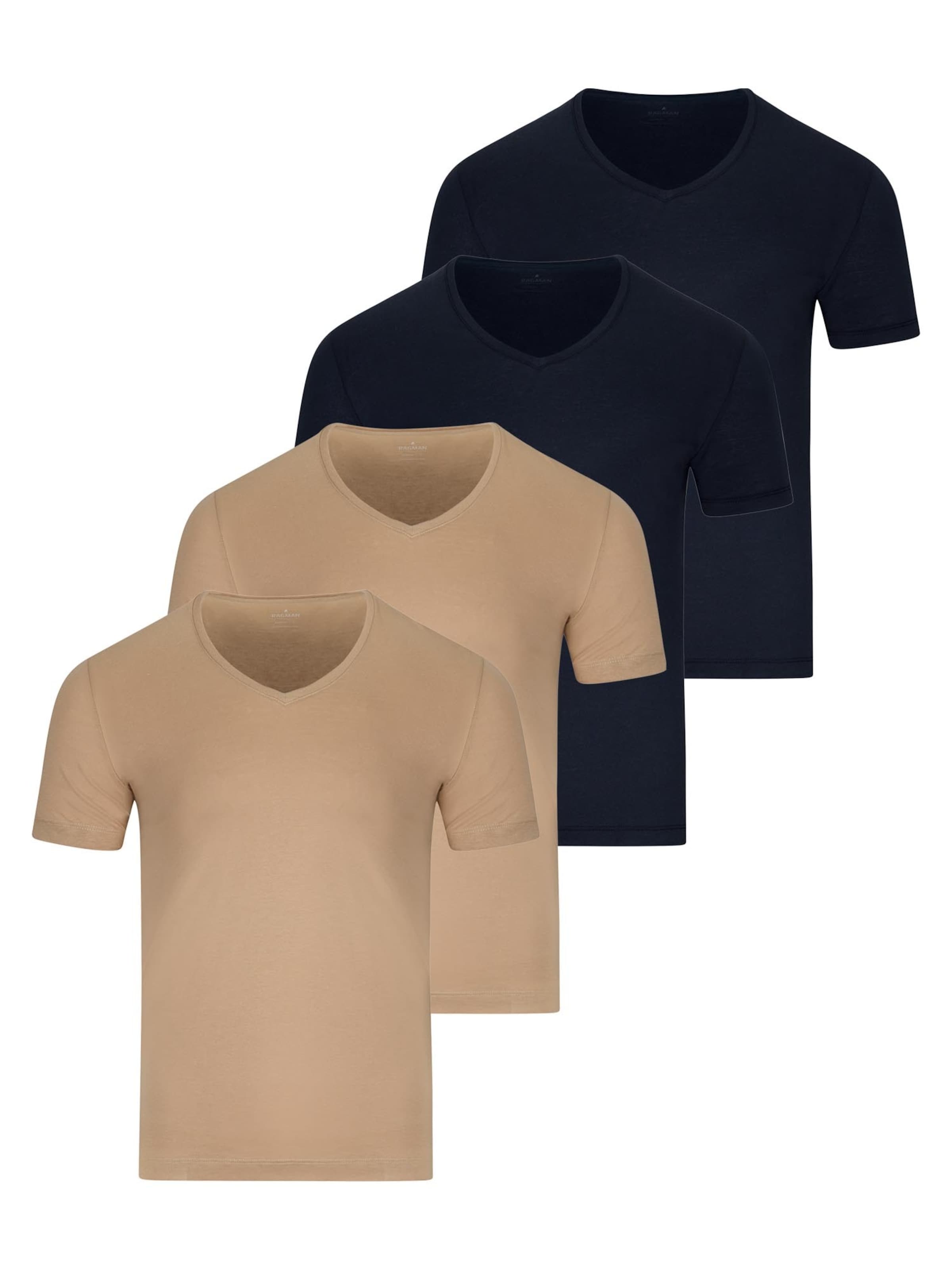 Ragman Undershirt 'Basic' in Blue: front