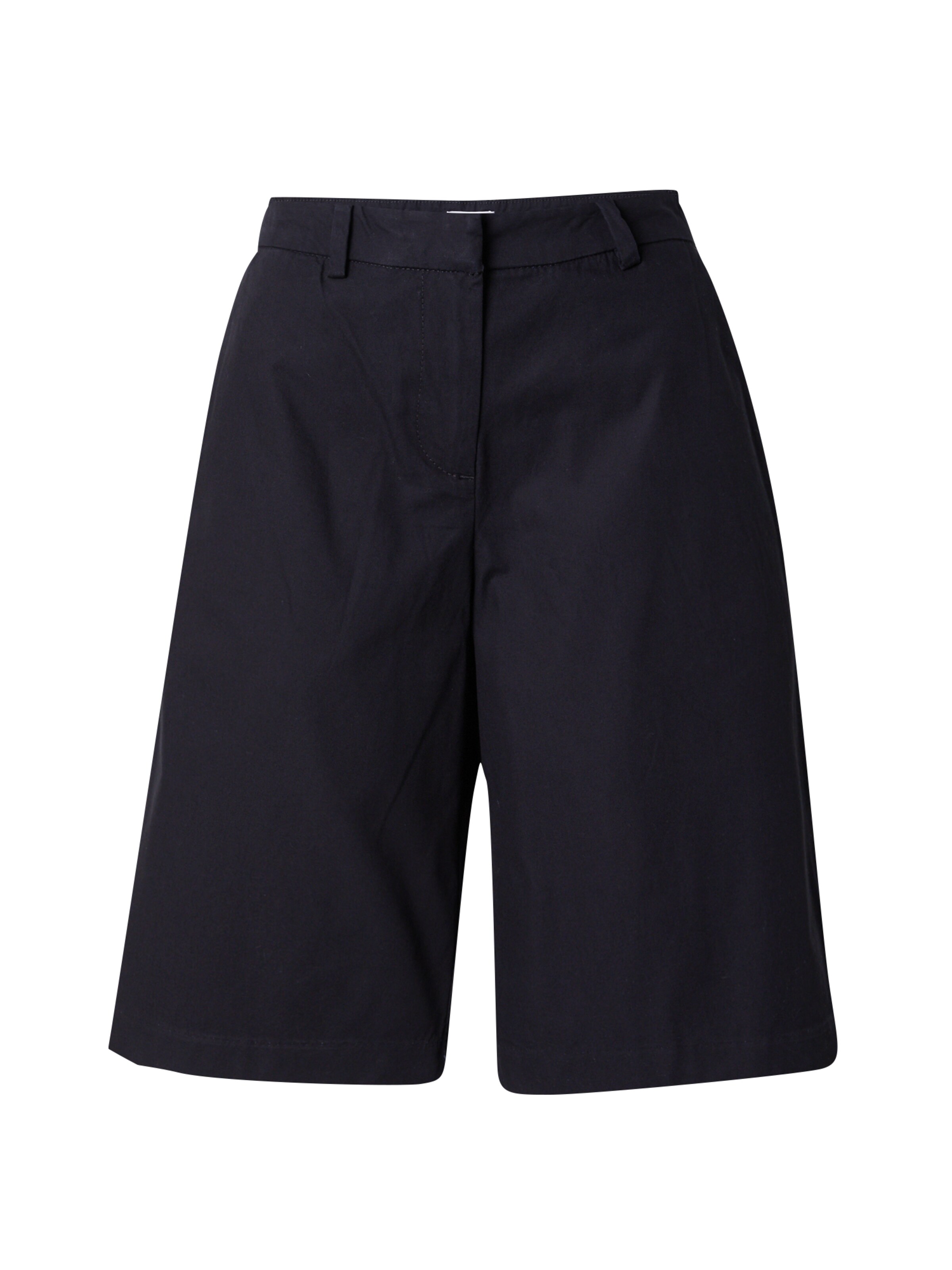 Loosefit Pantalon chino WEEKDAY en noir : devant