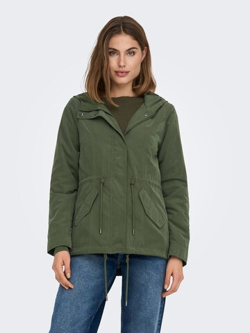 ONLY Between-Seasons Parka in Green: front
