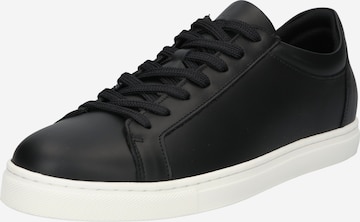 SELECTED HOMME Platform trainers 'Evan' in Black: front