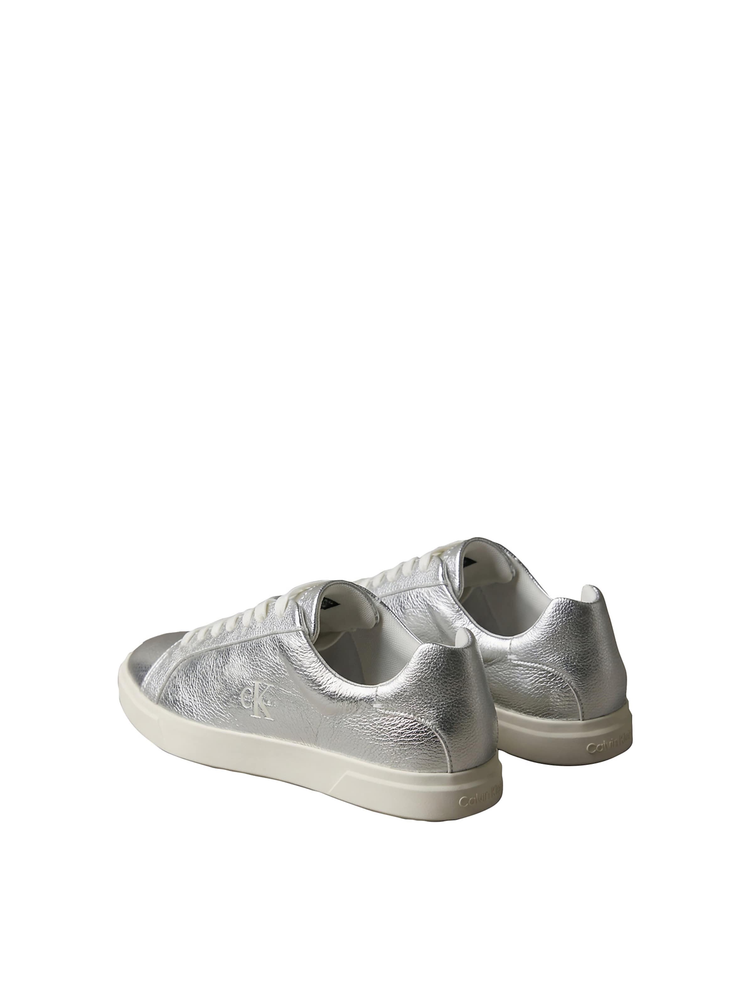 Calvin Klein Regular Platform trainers in Silver