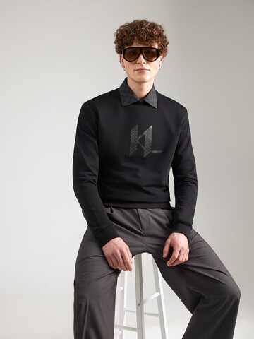 Karl Lagerfeld Tréning póló - fekete: elől