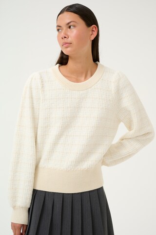 KAREN BY SIMONSEN Pullover 'Tot Ittie' i hvid: forside