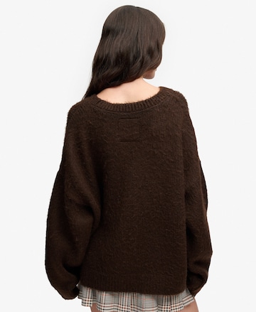 Superdry & Co Oversized Sweater in Brown