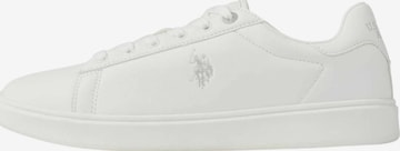 U.S. POLO ASSN. Snøresko ' UMByron ' i hvid: forside