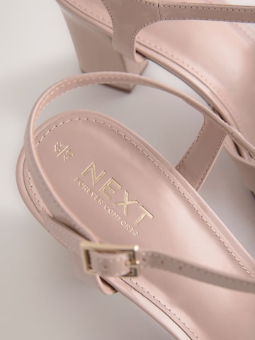 Next Strap sandal in Pink