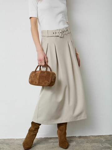 Jupe ' LunaCC ' co'couture en beige