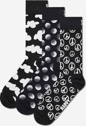 Chaussettes Happy Socks en noir : devant