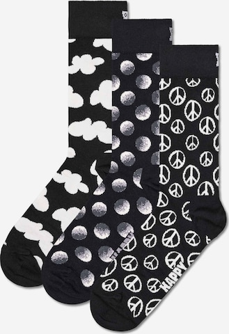 Calzino di Happy Socks in nero: frontale