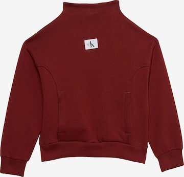 Calvin Klein Jeans Sweatshirt in Rot: Vorderseite