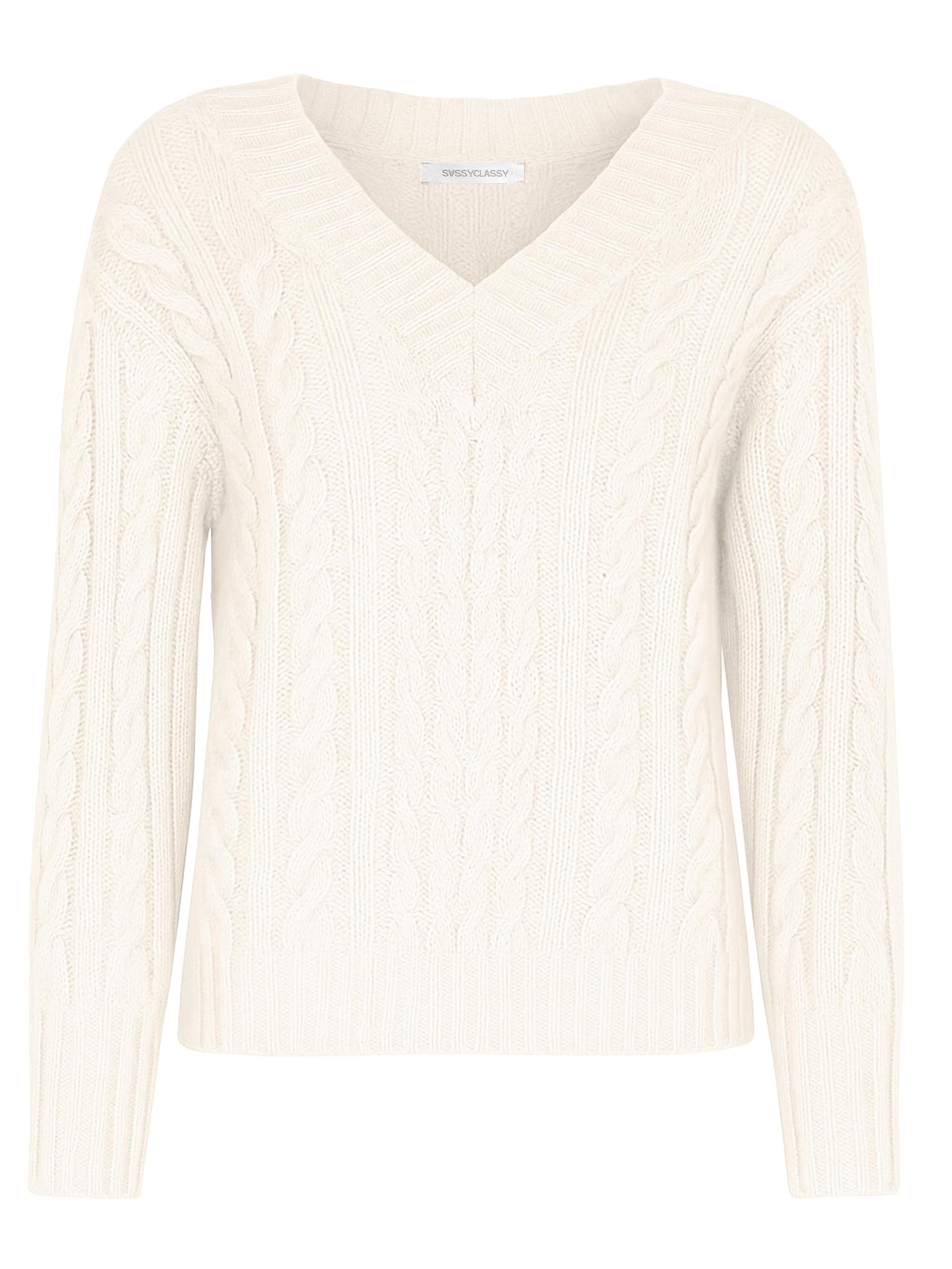 SASSYCLASSY Sweater in Off white, Item view