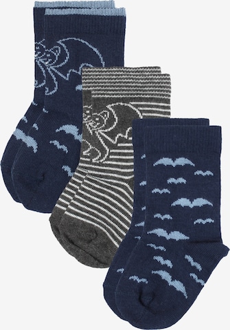 ROGO Socks 'Fledermäuse' in Blue: front