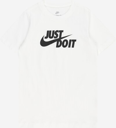 Nike Sportswear T-Krekls 'JDI SWOOSH 2', krāsa - melns / balts, Preces skats