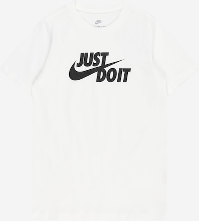 Nike Sportswear Shirt 'JDI SWOOSH 2' in de kleur Zwart / Wit, Productweergave