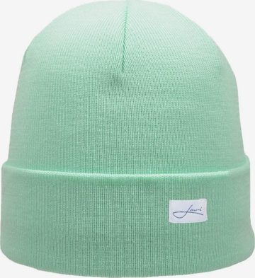 Lou-i Mütze 'Mütze aus Bio-Baumwolle' in Grün: Vorderseite