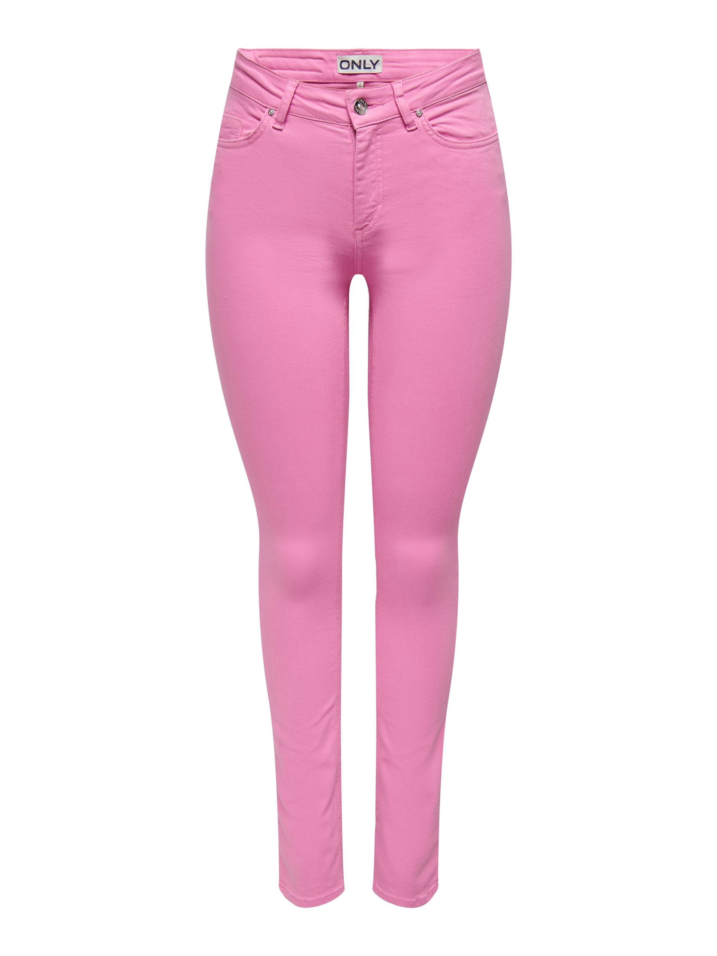 ONLY Slim fit Trousers 'BLUSH' in Pink: front
