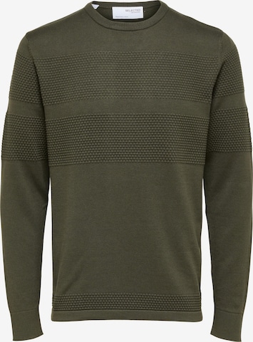 SELECTED HOMME Pullover 'Maine' i grøn: forside