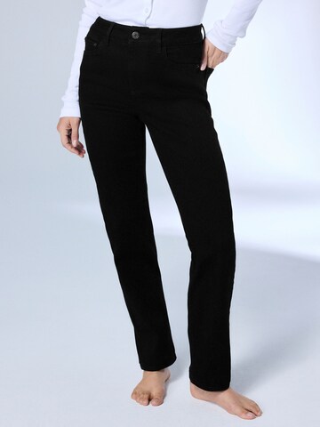 Coupe slim Jean Next en noir : devant