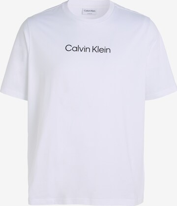 Calvin Klein Big & Tall T-Shirt 'HERO' in Weiß: predná strana