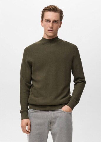 MANGO MAN Sweater 'Carino' in Green: front
