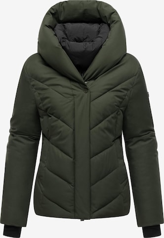 MARIKOO Talvitakki värissä vihreä: etupuoli