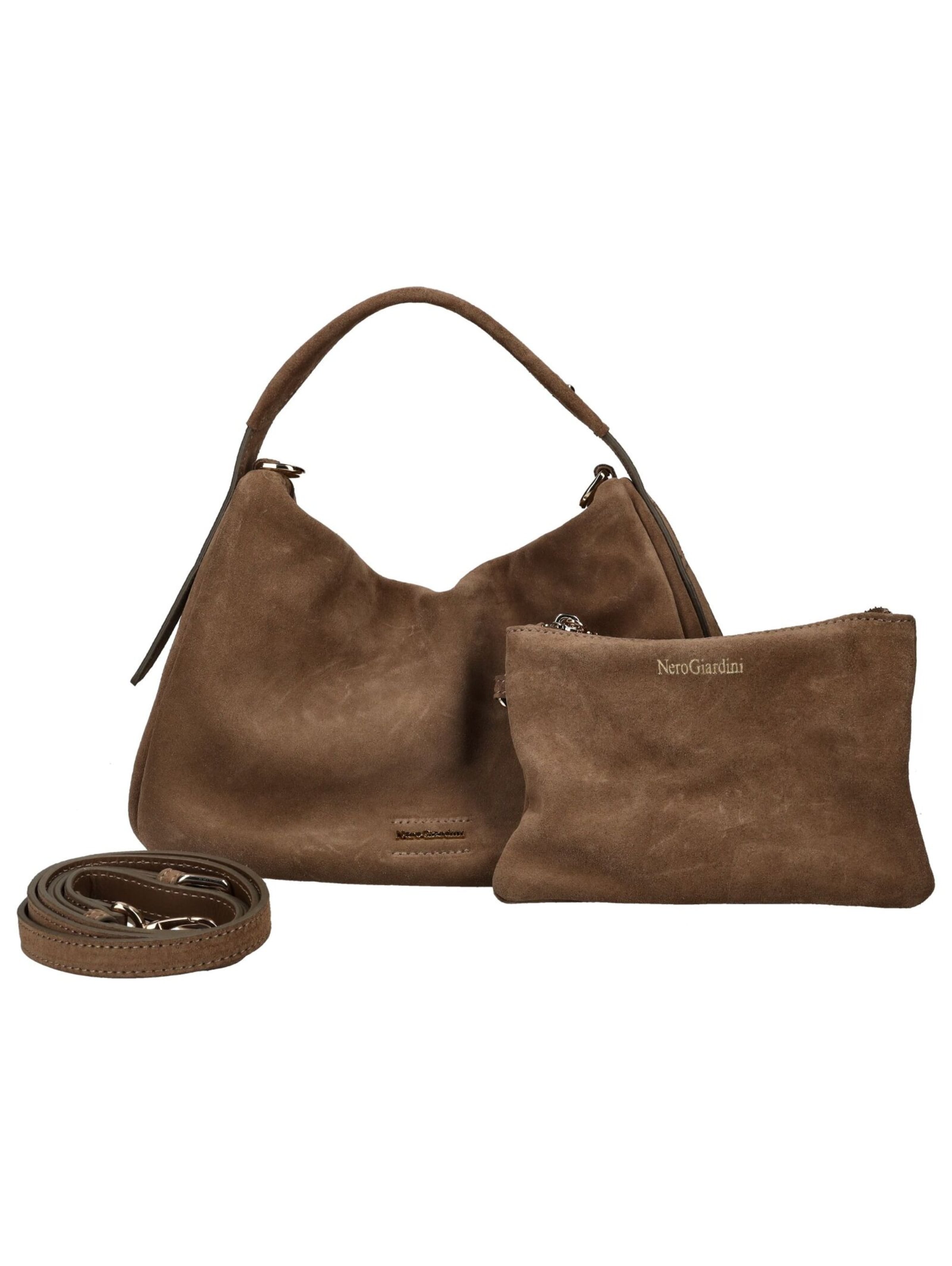 Borsa a mano Nero Giardini di colore marrone, Visualizzazione prodotti