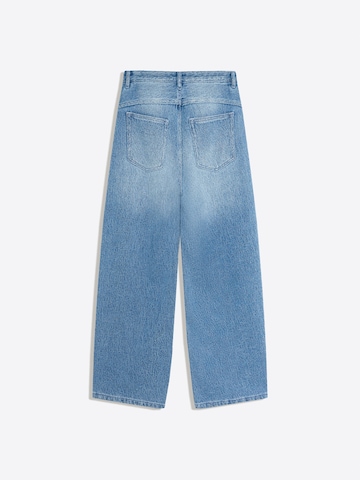 Bershka Barrel Jeans in Blau