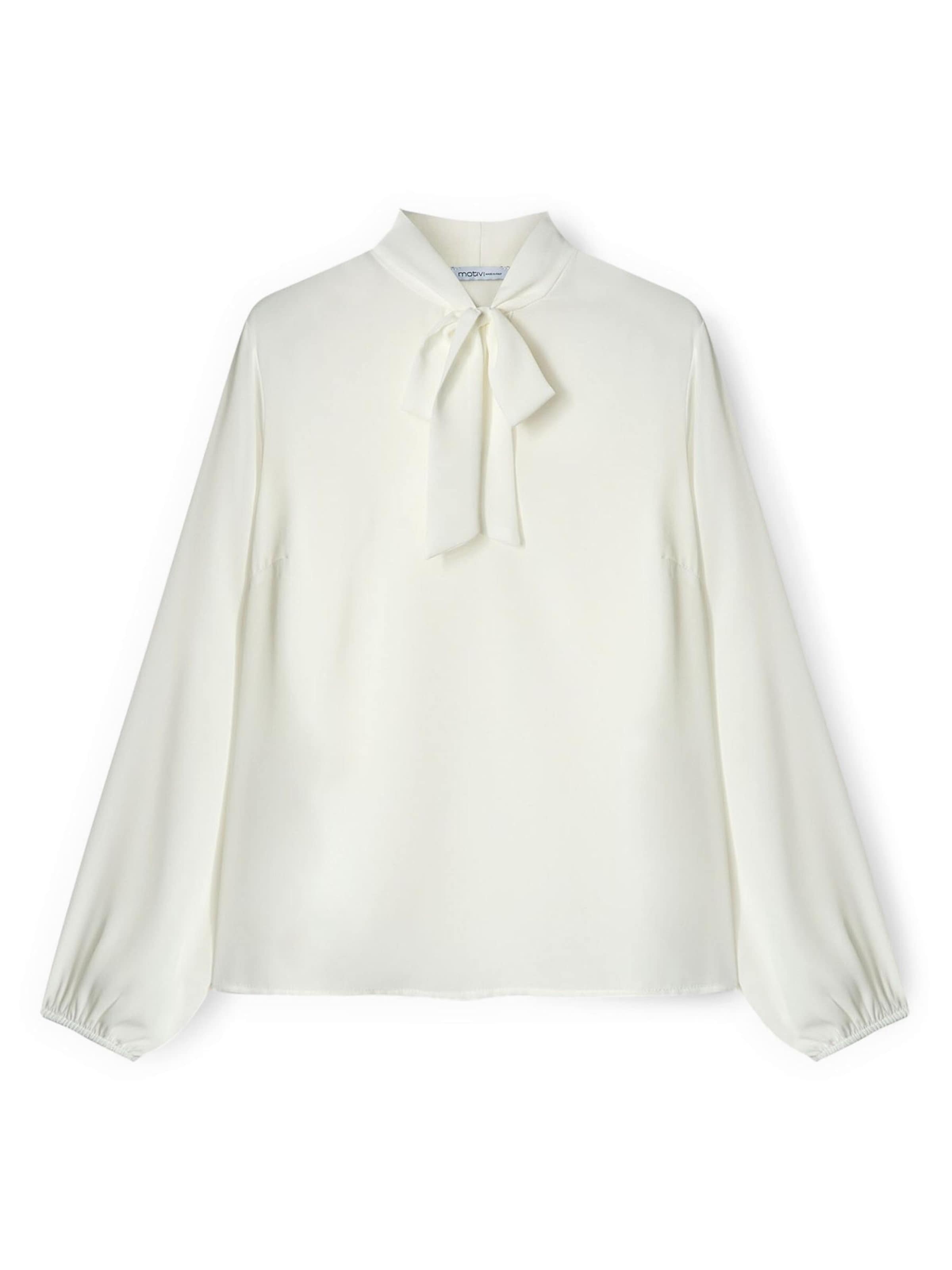 MOTIVI Bluse‌‌‌‌‌‌‌‌‌‌ in Weiß: Vorderseite