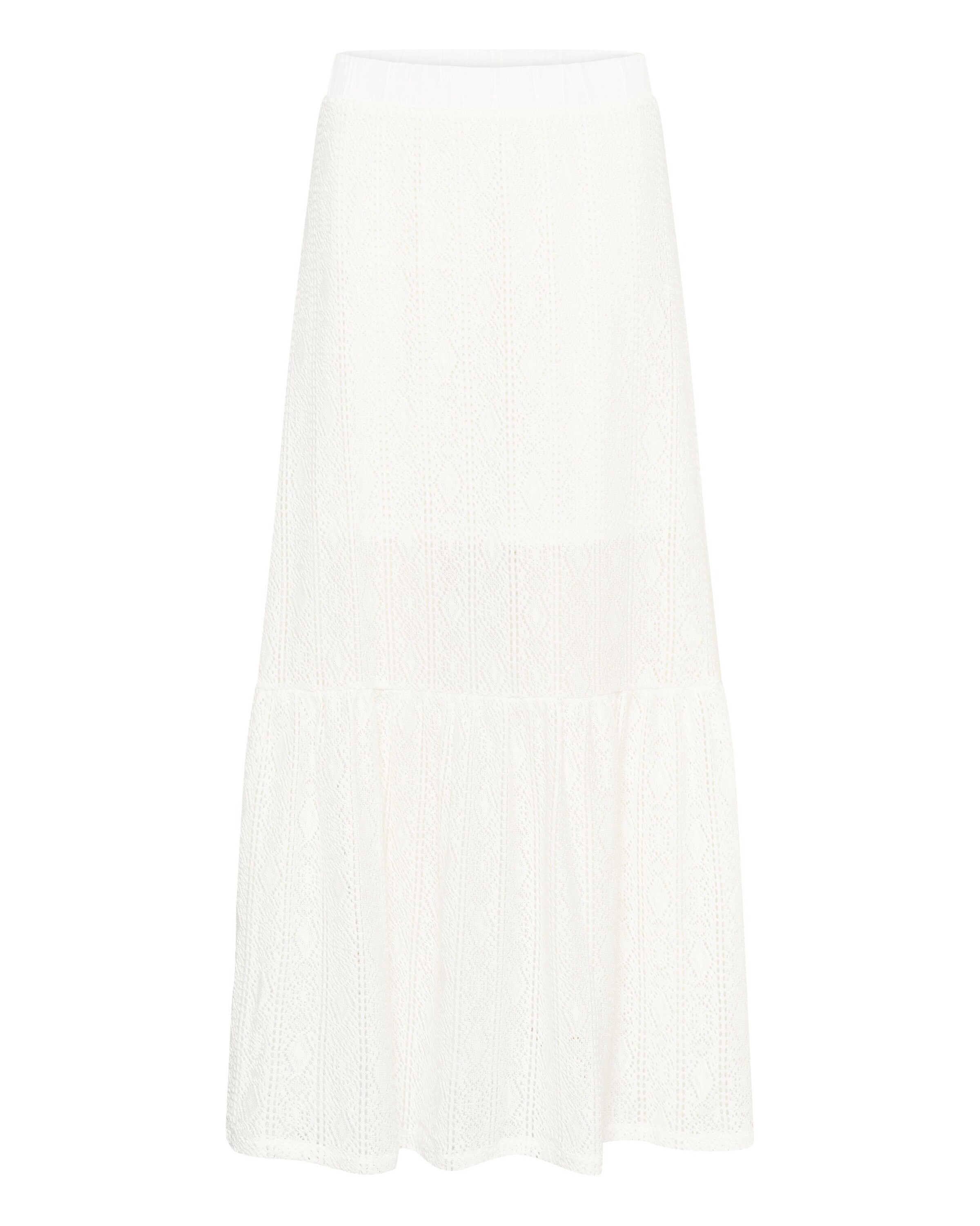 Kaffe Rok 'Donna' in de kleur Offwhite, Productweergave