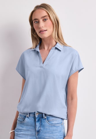 STREET ONE Blouse in Blue: front