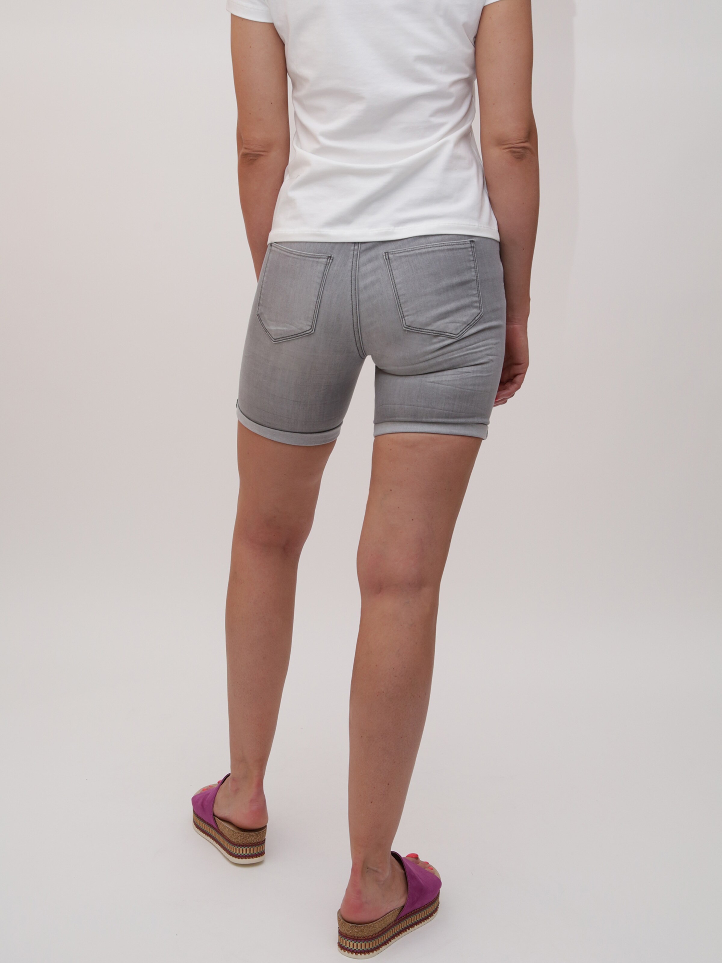 Frauen Große Größen Miracle of Denim Jeans 'Lucky' in Grau - TE22705 Frauen Große Größen Miracle of Denim Jeans 'Lucky' in Grau - TE22705