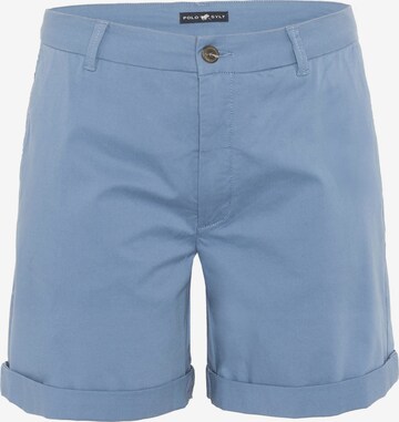 Polo Sylt Regular Pants in Blue: front