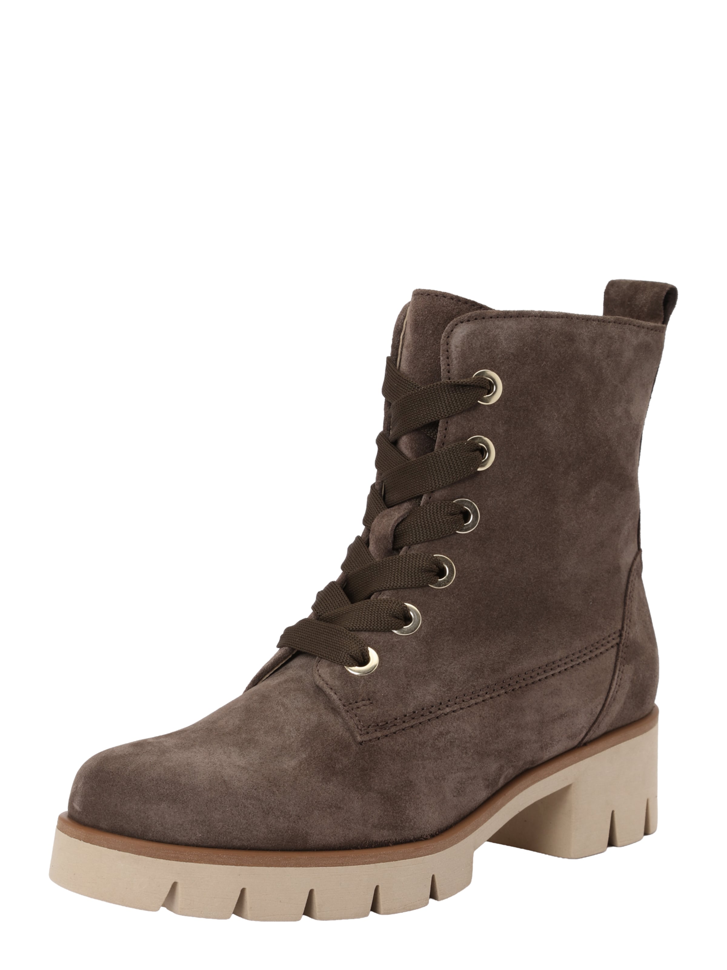 GABOR Schnürstiefelette in Grau: Vorderseite