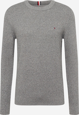 Pull-over TOMMY HILFIGER en gris : devant