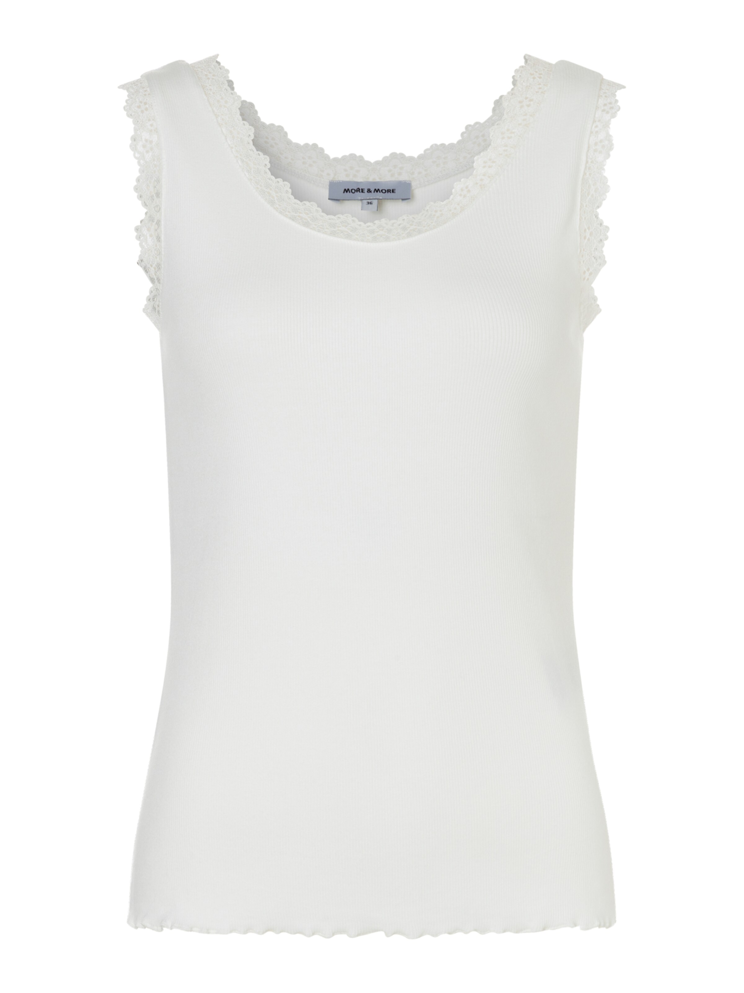 MORE & MORE Top in Weiß: Vorderseite