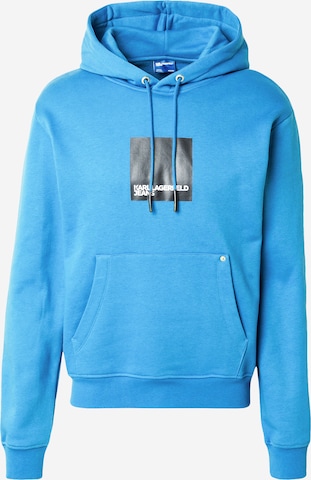 Felpa di KARL LAGERFELD JEANS in blu: frontale