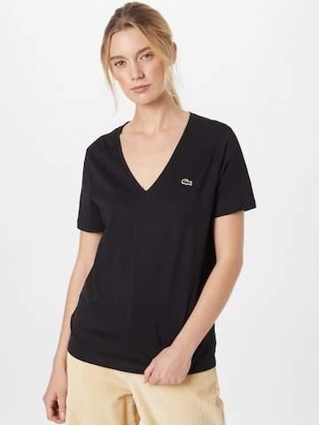 LACOSTE Shirt in Zwart: voorkant