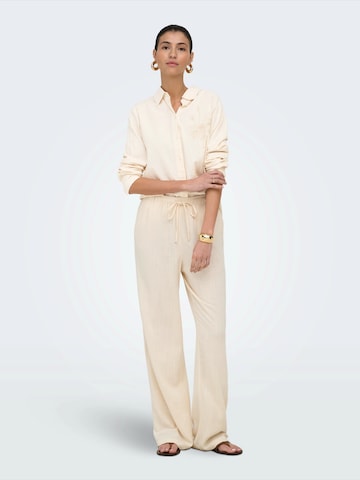 ONLY Blouse 'ONLLAUREL' in Beige